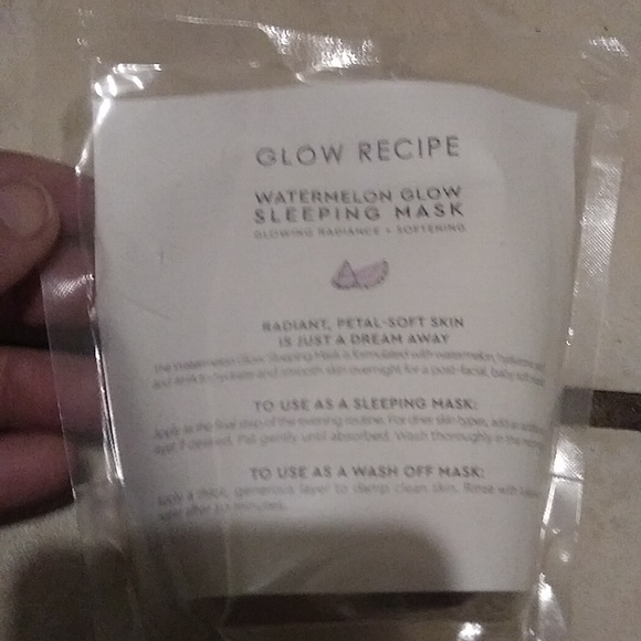 glow recipe watermelon glow sleeping mask new sealed - Picture 2 of 3